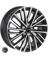 Диски Replica Volkswagen TL1455NW BMF R16 W6.0 PCD5x100 ET40 DIA57.1   